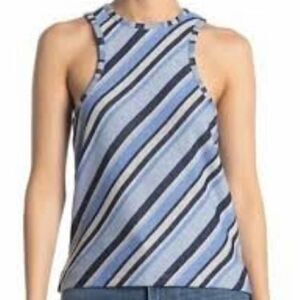 Free People Striped Sweater Tank. Size Large. Great Condition!